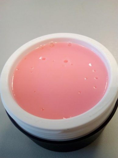 acrylgel milky rosè