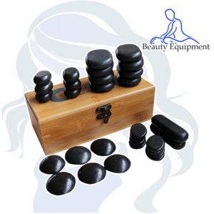 Hot stone massage kit 30 pietre basaltiche