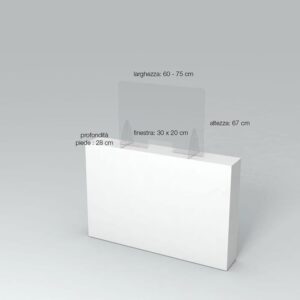 Divisorio in plexiglass