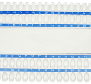Espositore nail art cartella per 60 colori