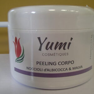 Peeling corpo noccioli d'albicocca e malva YUMI