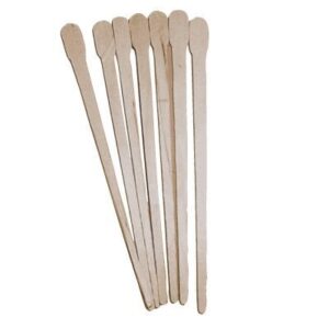 Spatole cera in legno mini 100pz