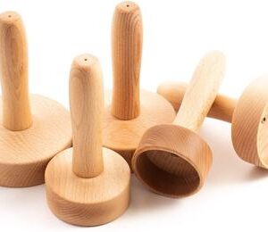 Kit coppette in legno per maderoterapia/coppettazione