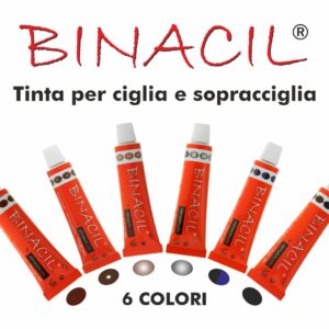Tinta ciglia e sopracciglia BINACIL 6 colori disponibili