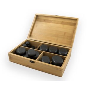 Hot stone massage kit 36 pietre basaltiche