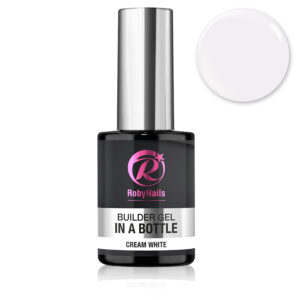 Gel in a bottle CREAM WHITE Roby Nails