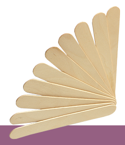 Spatole cera in legno 100 pz