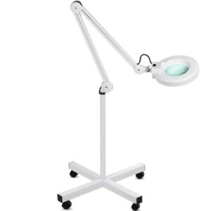 Lampada  luce fredda con lente ,senza molle, con o senza stativo