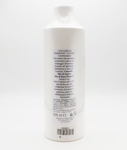 Olio da massaggio fisio camomilla jojoba rosa mosqueta 500ml