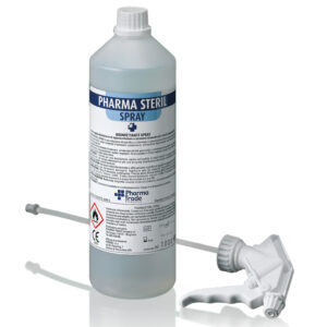 Pharmasteril Spray 1 litro spray per sterilizzare superfici, lime e attrezzature