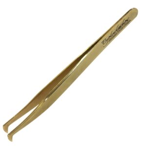 Pinzetta oro a L per volume