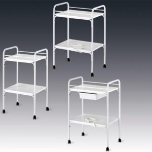 Carrelli estetica 2 ripiani con rotelle LOLLY,BEAUTY,SIMO