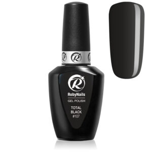 Semipermanente Roby Nails TOTAL BLACK 107
