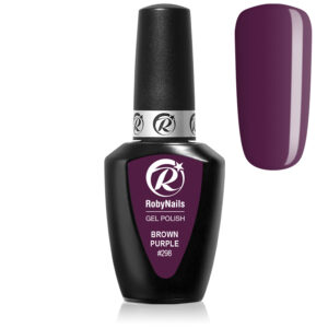 Semipermanente Roby Nails BROWN PURPLE 298