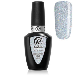 Semipermanente Roby Nails MEGA GLITTER HOLO 210